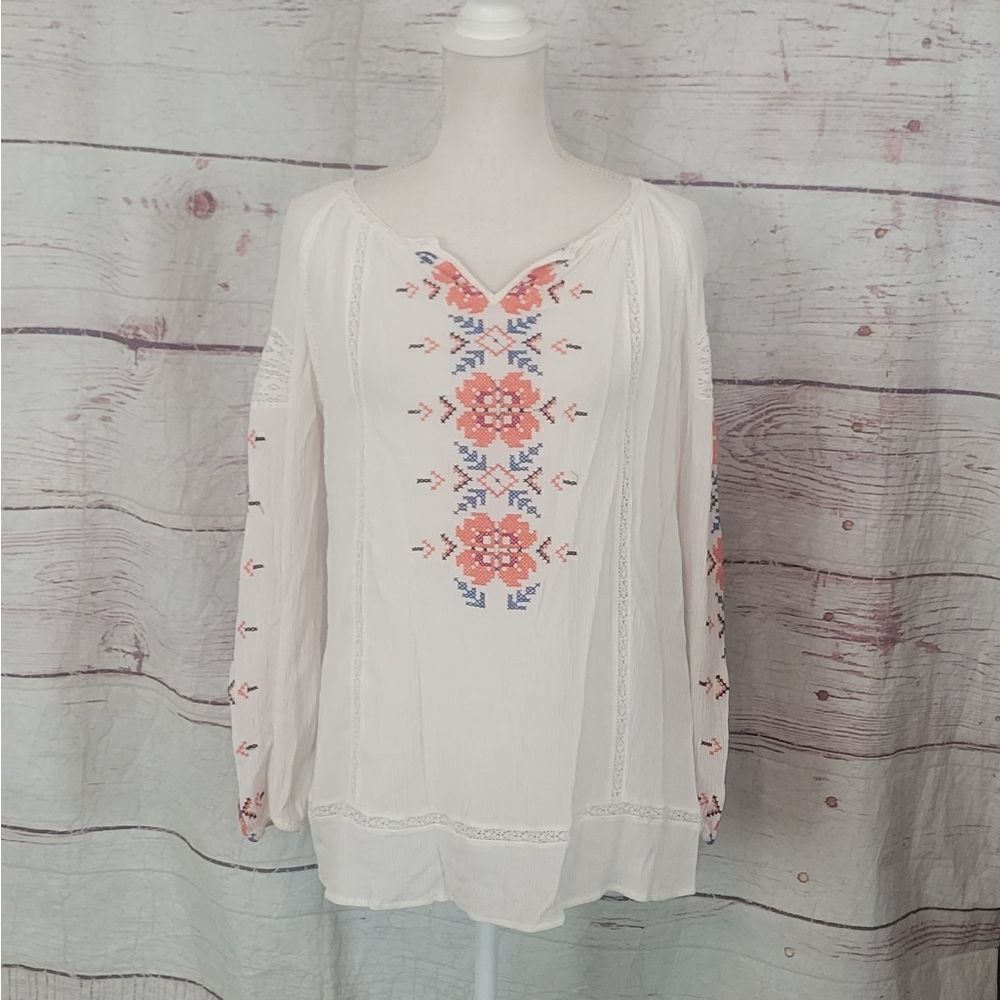 Sundance Embroidered Peasant Boho To Size Small‎